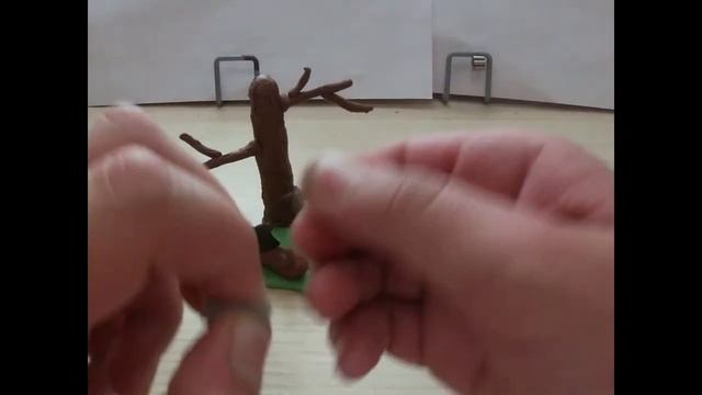 Как слепить природу с палаткой из пластилина. смотреть онлайн