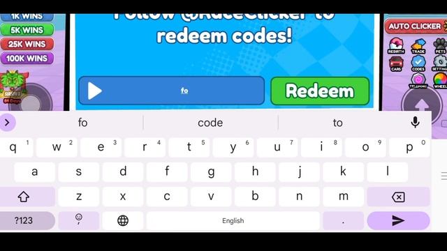 Race Clicker Codes New | Race Clicker Codes | Race Clicker Code | Race Clicker