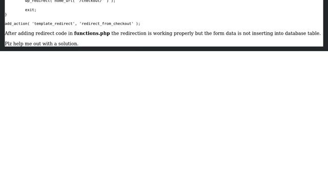 Wordpress: Form Data not getting stored in WordPress database смотреть онлайн