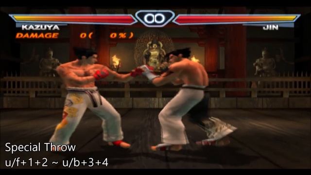 Tekken 4 - Jin Secret & Special Moves смотреть онлайн