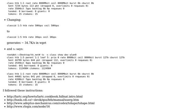 Unix & Linux: tc class rate 50Kbps != 50K/s in wget? смотреть онлайн