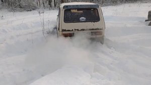 Сравнение проходимости Нивы на самоблоках и жесткой блокировки