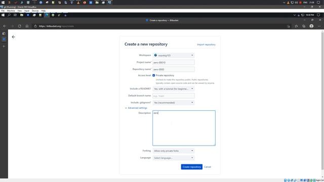 Создание репозитория с помощью Bitbucket | Git | Mercurial | Windows | 2021 смотреть онлайн