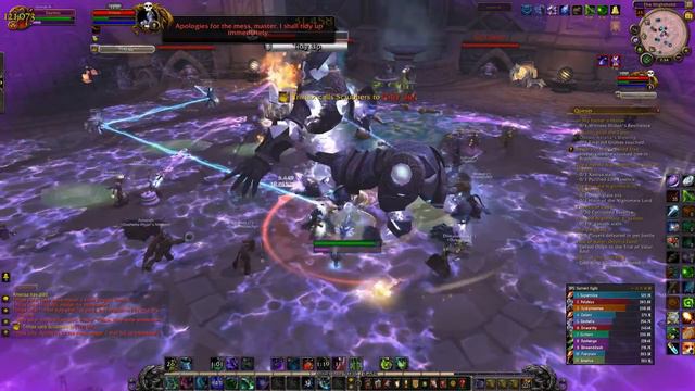Wow Legion The Nighthold Raid 7.1.5 Arcing Aqueducts LFR Trilliax Boss Fight DH Legendary Dropped! смотреть онлайн