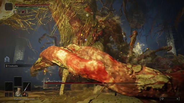 ELDEN RING - Ulcerated Tree Spirit Fight смотреть онлайн