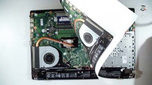 ACER Extensa 2511 disassemble, HDD replacement, RAM replacement, Clean Cooling System