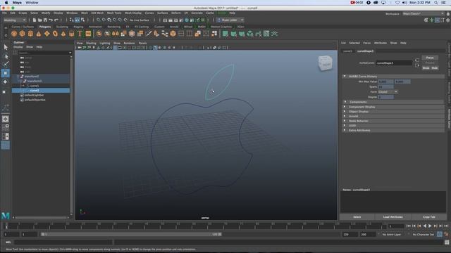 Maya Tutorial: How To Create A 3D Logo From A 2D Image смотреть онлайн