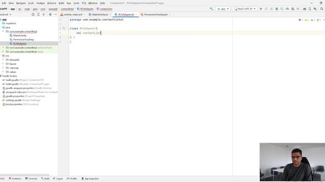 Fetch Contact list with permission in Recyclerview | Android Development смотреть онлайн