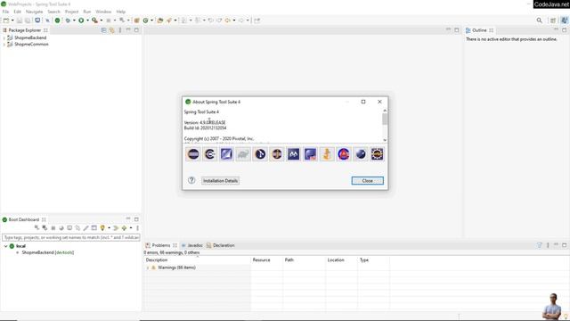 How to Install Javascript Editor in Eclipse and STS смотреть онлайн