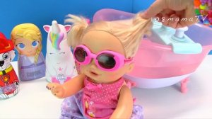 БОИТСЯ МЫТЬ ГОЛОВУ Мультики для детей Как Мама Отмывала Грязные Волосы Куклы 108мама тв