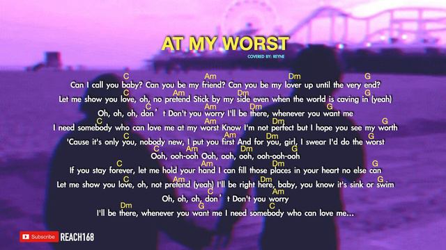 At My Worst - Pink Sweat$ Covered [Chord and Lyric] смотреть онлайн