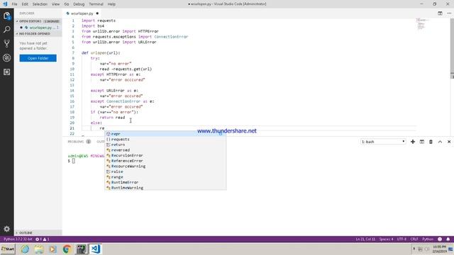 Modular code Url opening in python смотреть онлайн