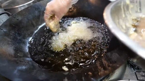 New York City Food - FRIED FLOUNDER Park Asia Brooklyn Seafood NYC