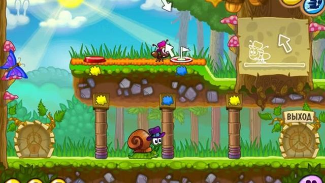Snail Bob 5 - LEVEL 3 - 3 ЗВЕЗДЫ смотреть онлайн