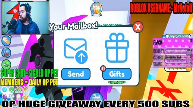 ?LIVE- Pet Simulator X KAWAII PET| SIGNING PET | NEW HARDCORE 9q+ PET MAILBOX GIVEAWAY #PetSimXLive смотреть онлайн