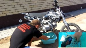 Замена масла на ПИТбайке RegulMOTO 125 кубов