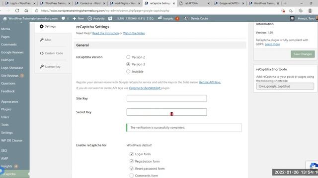 Google reCAPTCHA to Protect your Website - BestWebSoft Plugin | WordPress Security смотреть онлайн