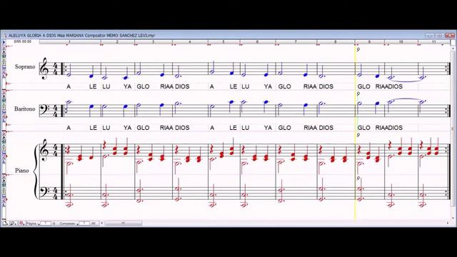 ALELUYA GLORIA A DIOS Misa MARIANA Compositor MEMO SANCHEZ LEVI смотреть онлайн