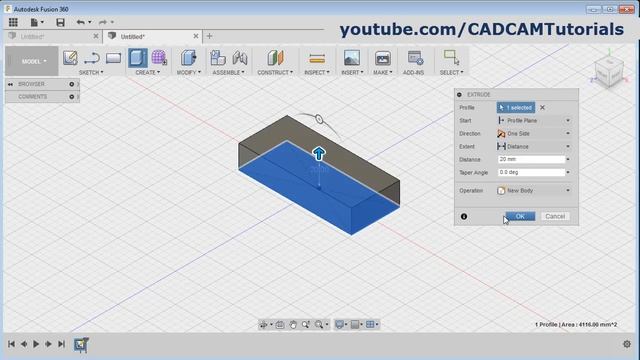 Fusion 360 Modeling For Beginners | Fusion 360 Practice Exercises For Beginners - 4