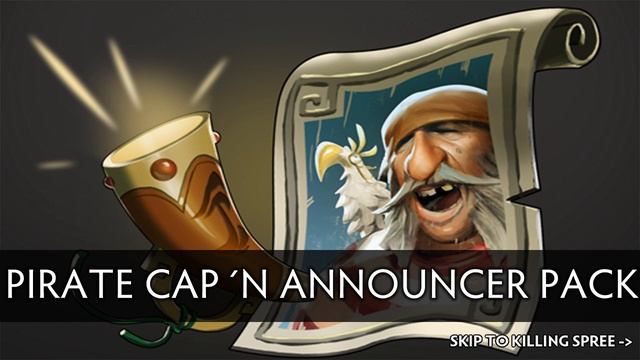 Dota 2 Store - The Pirate Captain Announcer Pack смотреть онлайн