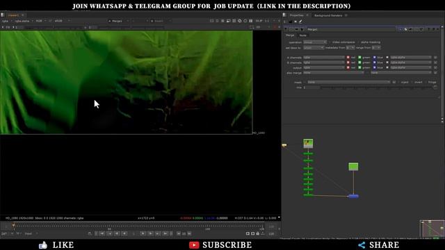How To Remove/Clean Bad Green Screen or Chroma || Best way To Fix Bad Green Chroma || Nuke Tutorial смотреть онлайн