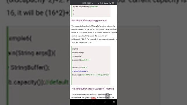 Module III- StringBuffer class, StringBuilder class смотреть онлайн
