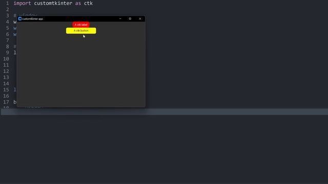 An introduction to customtkinter [way better styling in tkinter] смотреть онлайн