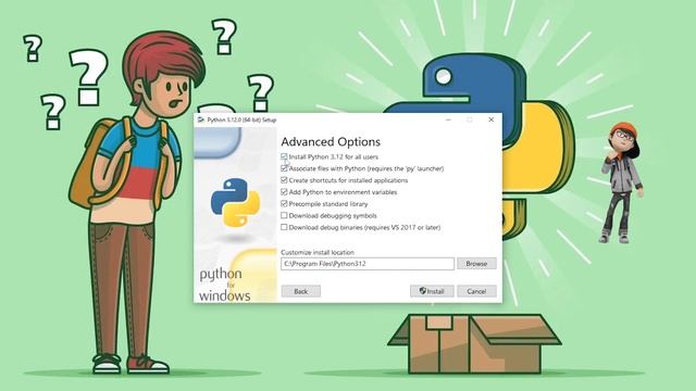 How to Install Python 3.12 and PIP on Windows 10/11 | PIP installation [2023 Update] смотреть онлайн