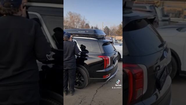 Hyundai Palisade 3.8 из Кореи Смотрим что находится в боксе на крыше смотреть онлайн
