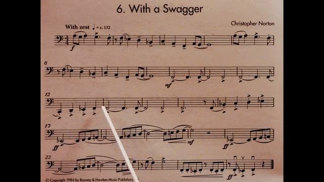 6 With a Swagger piano accompaniment at rehearsal speed смотреть онлайн