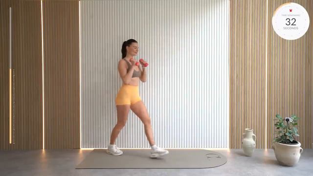 40 MIN WALKING WORKOUT FOR WEIGHT LOSS WITH DUMBBELLS- Full Body Calorie Killer