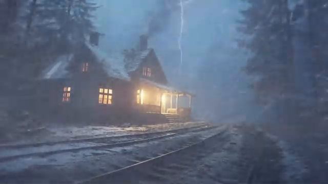 Extremely Strong Wind Sounds for Sleeping - Howling Wind & Blowing Snow смотреть онлайн