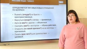 7 Класс. Русский язык. Служебные части речи. Предлог как часть речи. Разряды предлогов