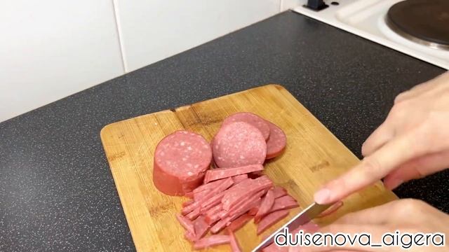 Жылдам дайын болатын салат. Оңай салат. Французский салат смотреть онлайн