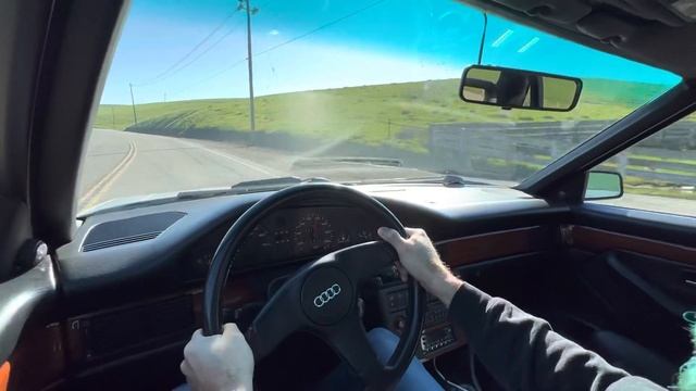 Cruising in my 1991 Audi 200 20v. смотреть онлайн
