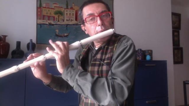 J. S. Bach, Badinerie from the 2nd suite, for flute and guitar смотреть онлайн