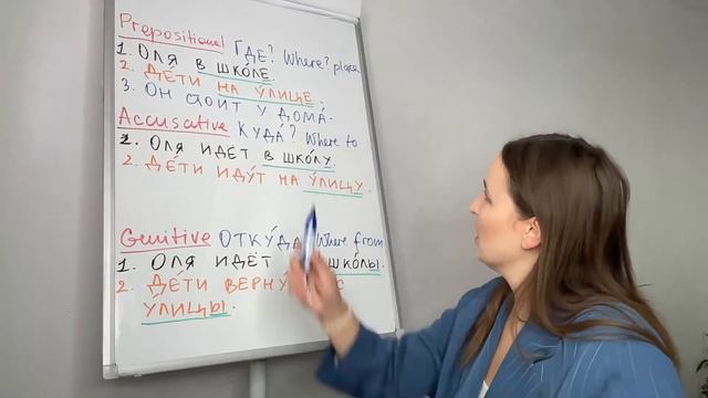 Compare Russian Cases: Accusative, Genitive & Prepositional смотреть онлайн