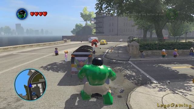 Hulk(Transformation)Vs She Hulk Vs Red Hulk - Lego Marvel Super Heroes Game смотреть онлайн