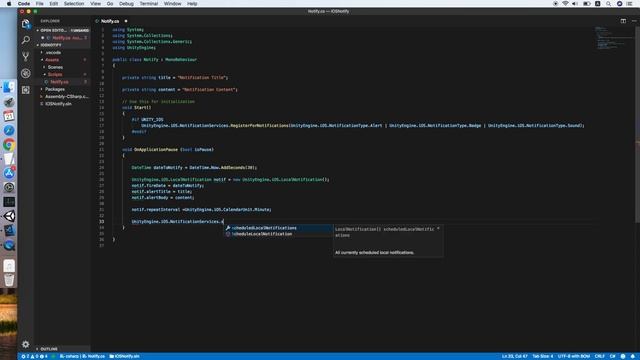 Unity Local Game Notification Tutorial in 10 Minutes (iOS) смотреть онлайн