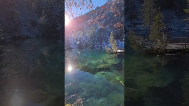 ?Блаузее, Швейцария ?? Blausee, Switzerland смотреть онлайн