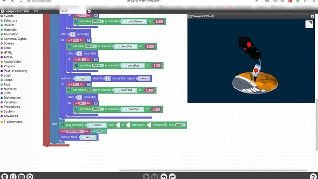 08. Verge3D. Программируй как художник. "Светофор" (4). Подключаем таймеры смотреть онлайн