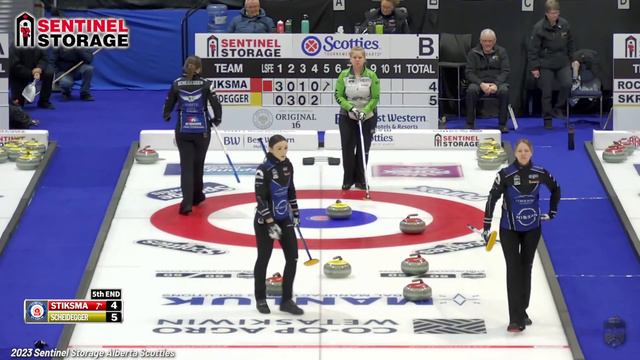 Kellie Stiksma vs. Casey Scheidegger - Draw 3 - Sentinel Storage Alberta Scotties смотреть онлайн