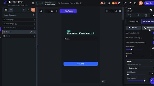 How to animate with actions in FlutterFlow смотреть онлайн