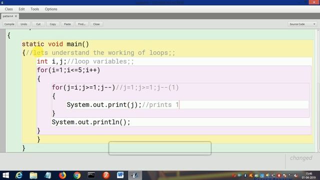 Java print pattern4# 1,21,321,4321,54321.Program applicable to all languages,java as base. смотреть онлайн
