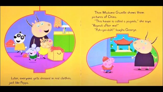 Peppas Chinese New Year Book Read Aloud.  Childrens Book. Childrens Books