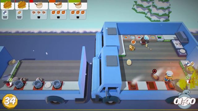 Overcooked. CO-OP Gameplay Commentary. Introduction First Look. (Part 2) смотреть онлайн