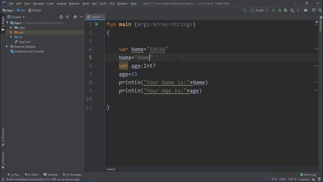 #Kotlin | Val vs Var المتغيرات الثابته смотреть онлайн