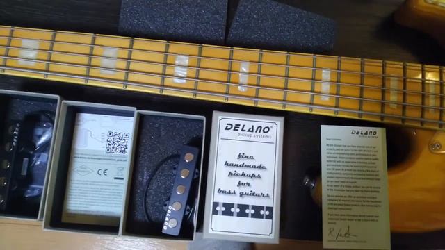 Atelier 5strings bass Genuine product pickup→DELANO pickup Explainer Video 新しく買った　デラノ　ピックアップ紹介　解説編 смотреть онлайн