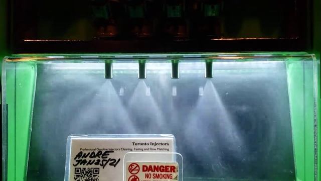 Mazda CX-7 Ford E7T 20171 injectors spray pattern test at Toronto Injectors смотреть онлайн