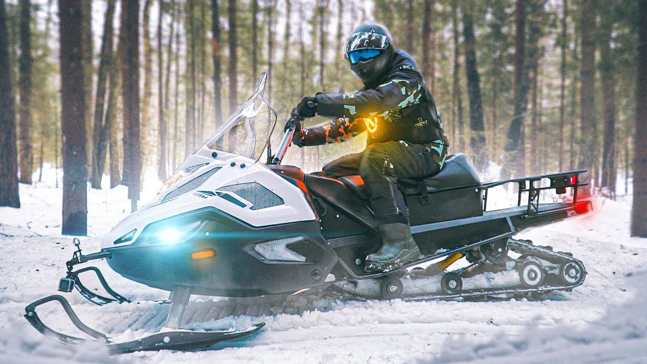Новинка 2021 снегоход Стелс Ставр. Пушечный аппарат за 359 тр! смотреть онлайн